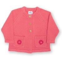 Kite Girl's Baby Flower Posey Cardi in Pink | Size: 9-12 m