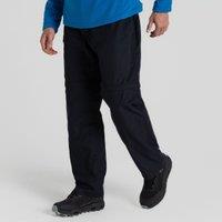 Craghoppers Men's Kiwi Convertible Water Repellent Anti-Insect Trousers in Dark Navy | Size: 42R
