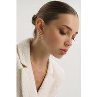 Elk & Bloom Women's Chunky 18K Gold Thick Hoops