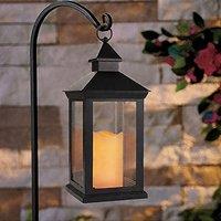 Bright Zeal 2Pcs 14' Decorative Candle Lanterns Christmas Decorations in Black