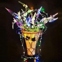Bright Zeal 4 pcs Multi-Colored 200 LED Fairy Christmas String Lights-8 Modes, Festival Decorations