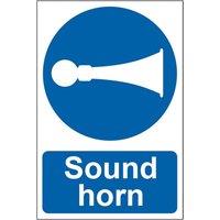 Scan Sound Horn - Pvc Sign 200 X 300mm