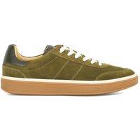 Dune London Men's 'Tony' Suede Trainers in Green | Size: 9