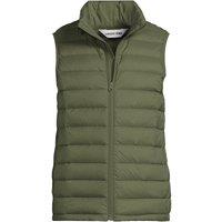 Lands' End Men's Wanderweight Down Ultralight Packable Gilet in Stone | Size: Small