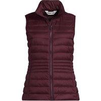 Lands' End Women's Plus Wanderweight Down Ultralight Packable Gilet in Burgundy | Size: 24-26