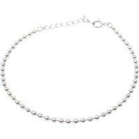 Harfi Women's Ball Bead Chain Minimalist Dainty Sterling Silver Bracelet