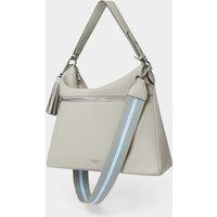 OSPREY LONDON Women's The Stella Leather Hobo Bag in Taupe