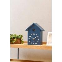 BRUNO Bird House Clock (Navy) in Navy