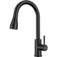 Appaso Black Kitchen Mixed Tap Pull-Out Spray 360 Degrees Swivel