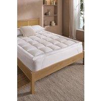 Slumberdown Sleep Soundly Deep 5cm Mattress Topper in White | Size: Super King