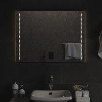 Berkfield Home LED Bathroom Mirror 60x80 cm in Clear