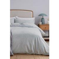 Helena Springfield 'HS Brushed Cotton' Duvet Cover Set in Silver | Size: Super King