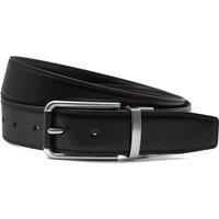 XPOSED Men's Reversible & Leather Belt in Black | Size: 115 cm