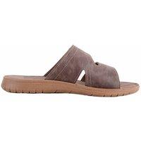 ABSOLUTE FOOTWEAR Men's Mens Lightweight Open Back Two Strap Sporty Summer Sandal in Brown | Size: 10