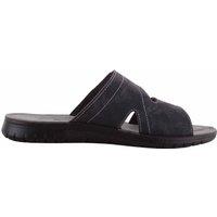 ABSOLUTE FOOTWEAR Men's Mens Lightweight Open Back Two Strap Sporty Summer Sandal in Black | Size: 8
