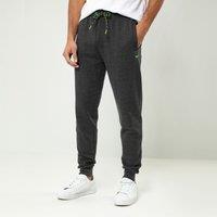 Threadbare Men's Cotton Blend 'Trifoliate' Joggers in Dark Grey | Size: 2XL