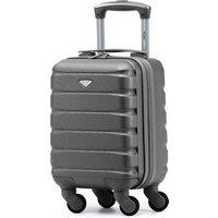 Flight Knight 40x20x25cm Ryanair Free Underseat Cabin Carryon Suitcase 100+ Airlines in Charcoal