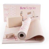 Myga Printed Yoga Set - Pink Bows