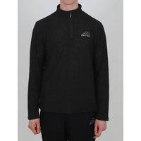 North Peak Men's Darlo 1/4 Zip Navy in Black | Size: Large