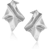 Arctic Fox & Co. Women's Nami Molten Silver Earrings | Size: Large