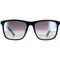 Police Square Blue Turquoise Blue Gradient Mirrored 90041091