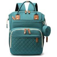 Obasyhig Multifunctional Maternity & Baby Backpack for Outings in Green
