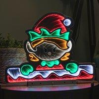 Samuel Alexander Light up Christmas Elf Infinity Decoration with LEDs