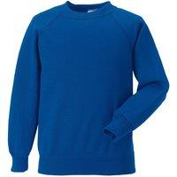 Jerzees Schoolwear Jerzees Schoolgear Raglan Sleeve Sweatshirt Pack of 2 in Royal | Size: 11-12 Years