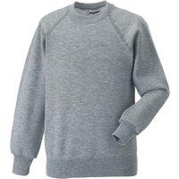 Jerzees Schoolwear Jerzees Schoolgear Raglan Sleeve Sweatshirt Pack of 2 in Grey | Size: 5-6 Years