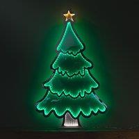 Samuel Alexander Light up Standing Tree with Star Infinity Decoration with LEDs