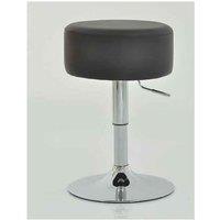 netfurniture Low Bar Stool Grey Height Adjustable