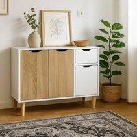 EONLION Storage Cabinet Wooden Sideboard for Living Room