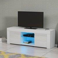 EONLION Modern TV Unit Stand Cabinet Sideboard in White