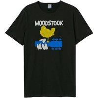 Amplified Men's Peace & Love Woodstock T-Shirt in Black | Size: XS