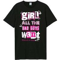 Amplified Men's Girl All The Bad Guys Bowling For Soup T-Shirt in Black | Size: Small