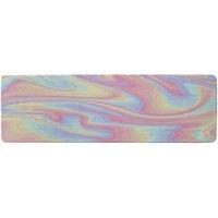 Benjamin Tate Design Colorful Marble Runner Rug in Natural | Size: 67 cm x 230 cm