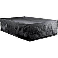 Cozy Bay Furniture EZBreathe Medium All-in-One Patio Set Cover in Black