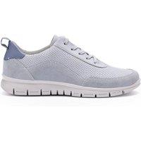 Hotter Women's Wide Fit 'Gravity II' Active Shoes in Pale Blue | Size: 8