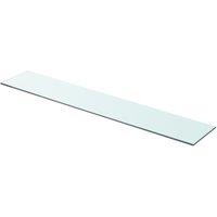 Berkfield Home Shelf Panel Glass Clear 90x15 cm