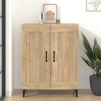 Berkfield Home Sideboard Sonoma Oak 69.5x34x90 cm Engineered Wood in Brown