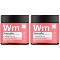 Dr. Botanicals Women's Watermelon Superfood 2-In-1 Cleanser & Makeup Remover 60ml x 2 Duo Pack in White