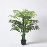 Tradala Trees Lush Artificial Tree Large Palm in Plant Pot in Dark Green | Size: 5ft