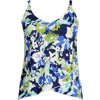 Lands' End Women's Plus Tulip Hem Tankini Top | Size: 8