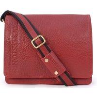 Bucklestone Men's Lancaster Messenger Bag in Red | Size: Large
