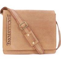 Bucklestone Men's Lancaster Messenger Bag in Tan | Size: Large