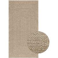 Berkfield Home Rug ZIZUR Beige 80x150 cm Jute Look Indoor & Outdoor | Size: Medium