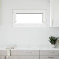 Berkfield Home Basement Window "RISOR" 100x50 cm Tilt&Turn DIN Left White