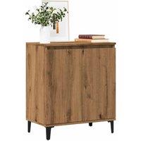 Berkfield Home Sideboard Artisan Oak 60x35x70 cm Engineered Wood in Brown | Size: 60 x 35 x 70 cm