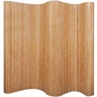 Berkfield Home Room Divider Bamboo Natural 250x165 cm in Brown