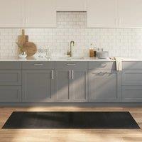 Berkfield Home Rug Rectangular Black 70x200 cm Bamboo | Size: Medium